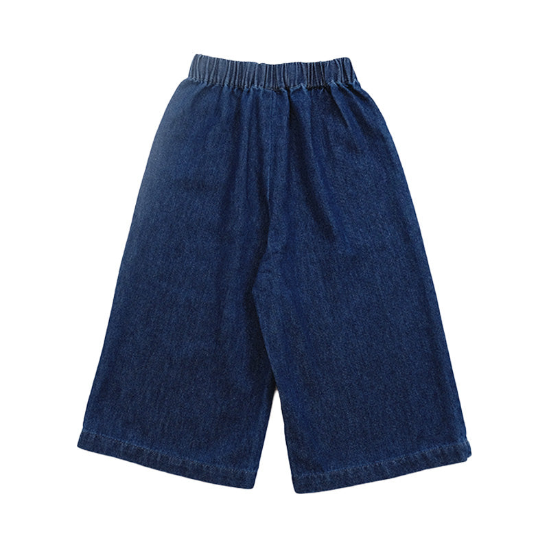 Girl Denim Wide-Leg Pants - Blue - SG2301016Z