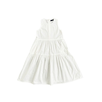 Girl Tiered Dress - Off White - SG2301017A