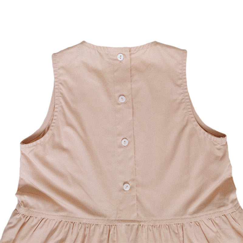 Girl Tiered Dress - Light Pink - SG2301017B