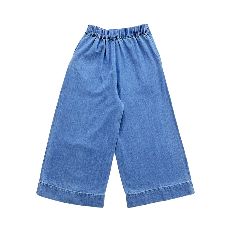 Girl Button Detailed Jeans - Light Blue - SG2302028Z