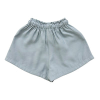 Girl Elastic Waist Basic Shorts - Light Blue - SG2303038A