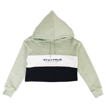 Girl Contrast Sweatshirt - Mint - SG2303039Z