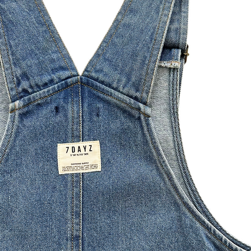 Girl Denim Dungree Dress
 - Blue - SG2303041B