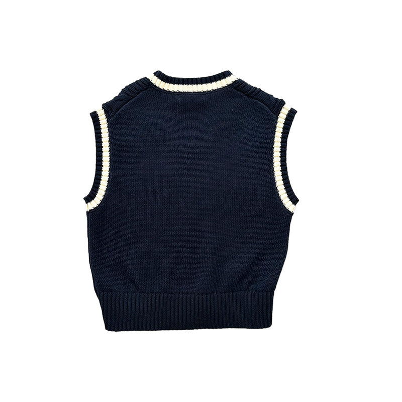 Kids Genderless Vest - Navy - SK2302001B