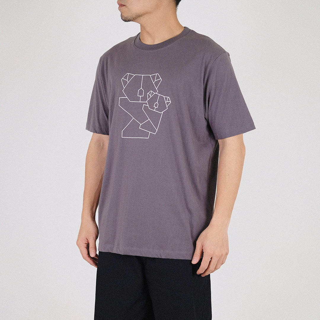 Men Graphic Tee
 - Dark Grey - SM2211130D