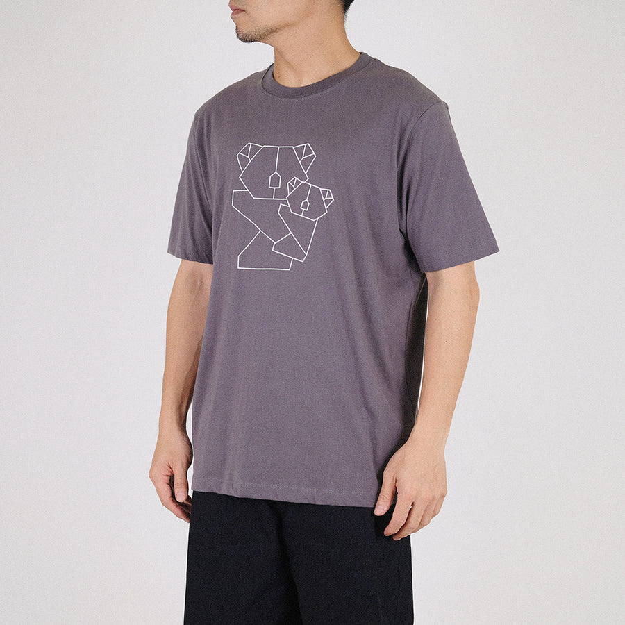 Men Graphic Tee
 - Dark Grey - SM2211130D