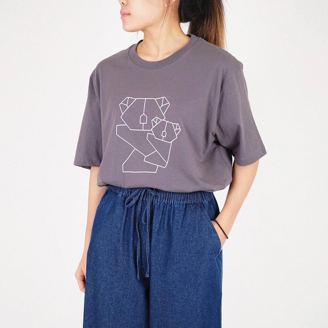Men Graphic Tee
 - Dark Grey - SM2211130D