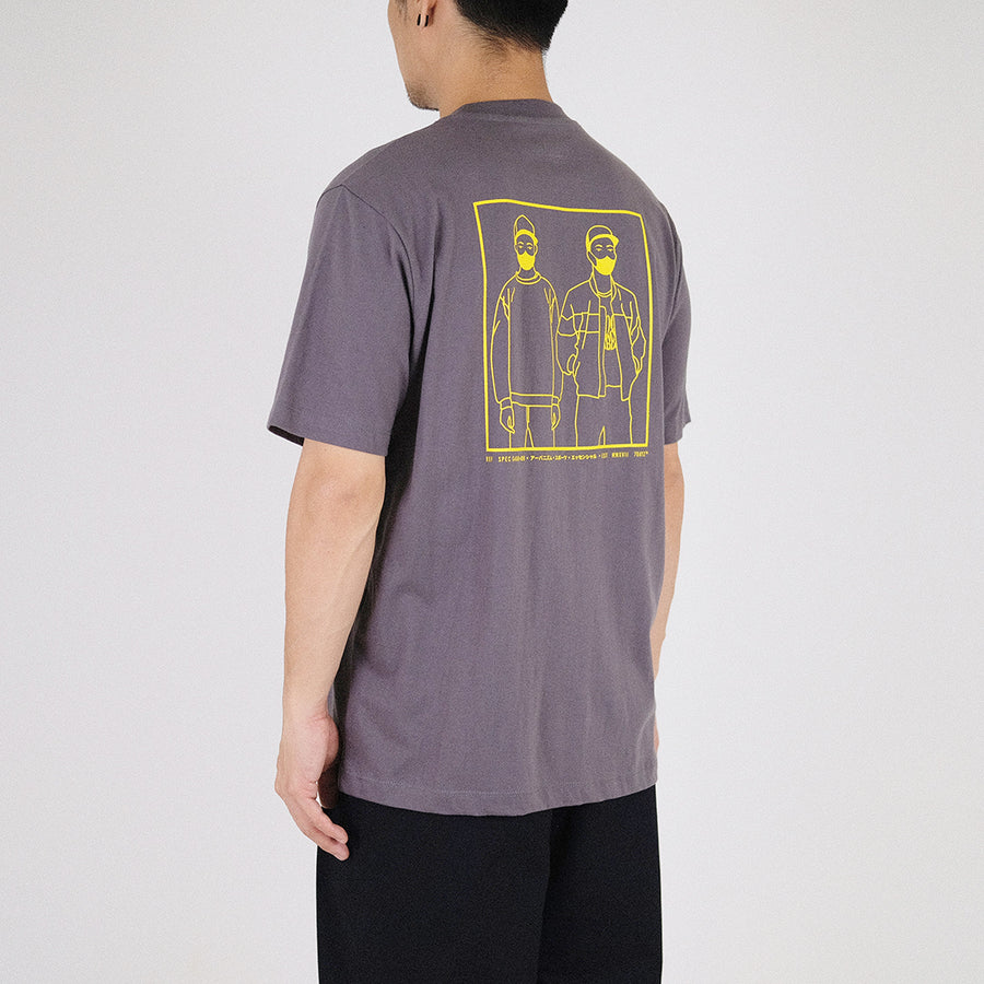 Men Graphic Tee
 - Dark Grey - SM2211131D