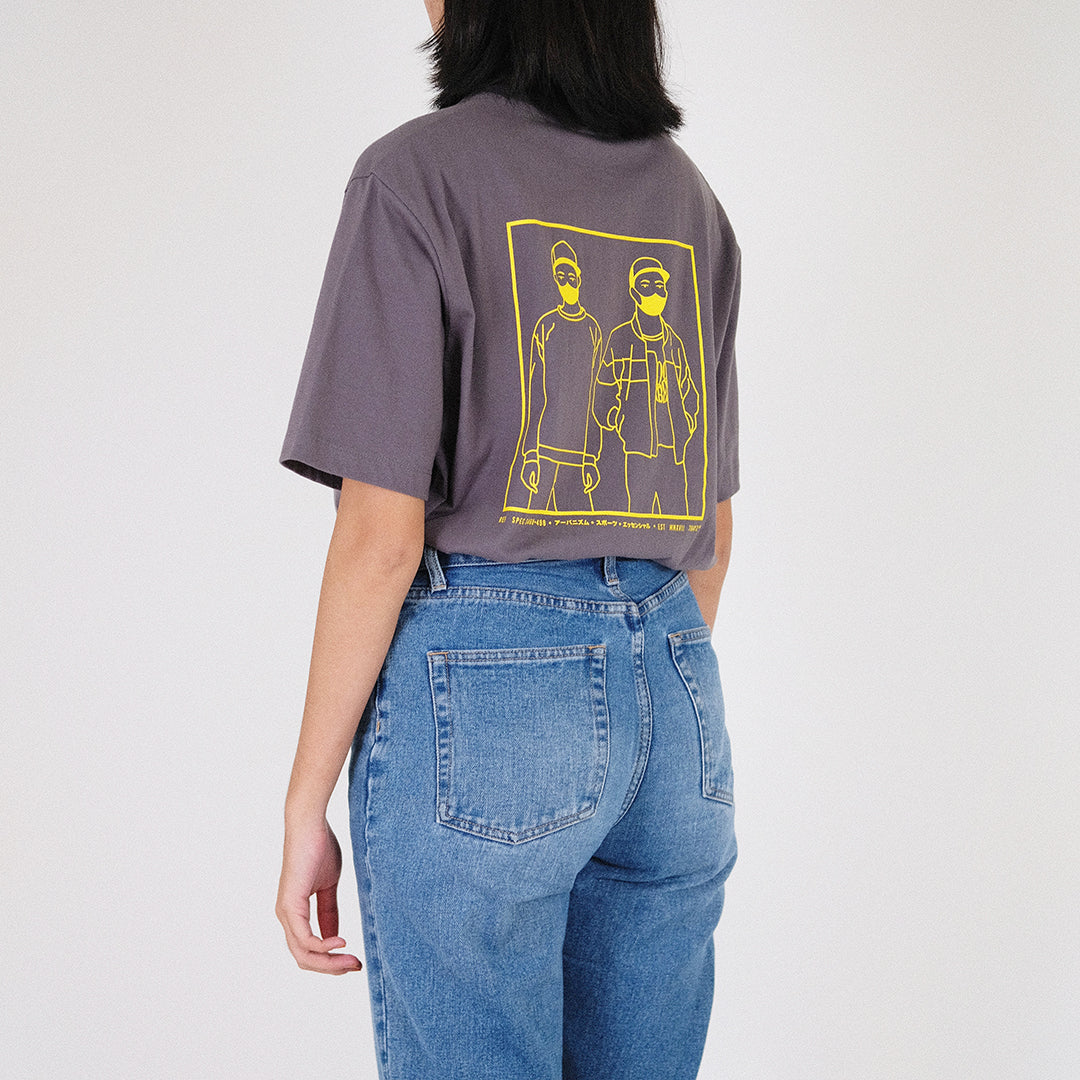 Men Graphic Tee
 - Dark Grey - SM2211131D