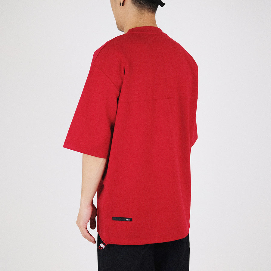 Men Oversized Top
 - Red - SM2211139B