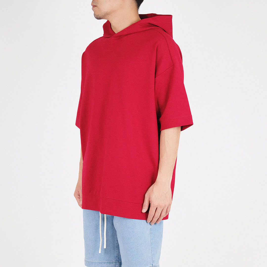 Men Oversized Hoodie

 - Red - SM2211142B
