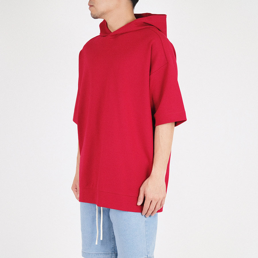 Men Oversized Hoodie

 - Red - SM2211142B