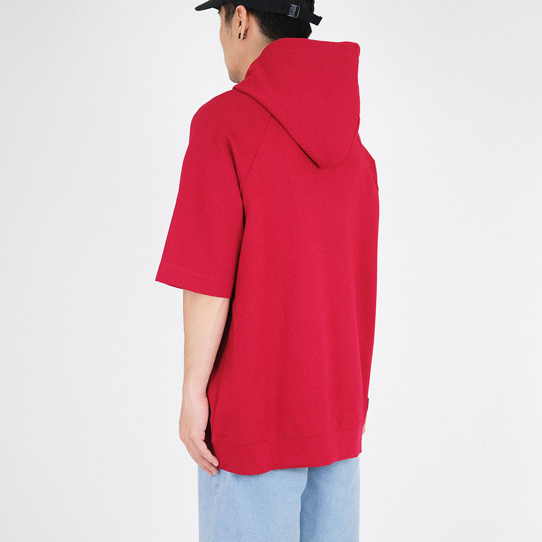 Men Oversized Hoodie

 - Red - SM2211142B