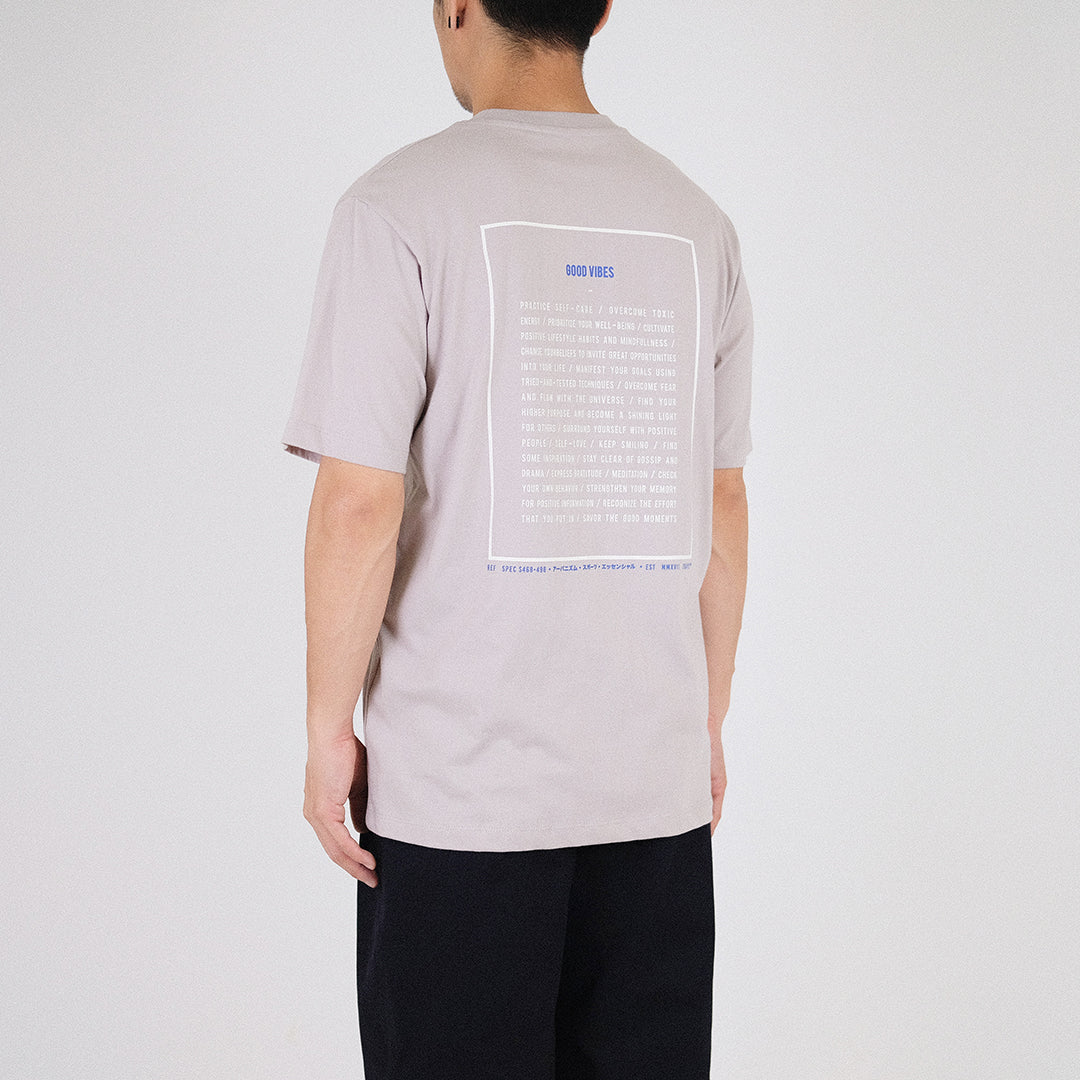 Men Graphic Tee
 - Light Grey - SM2212132B