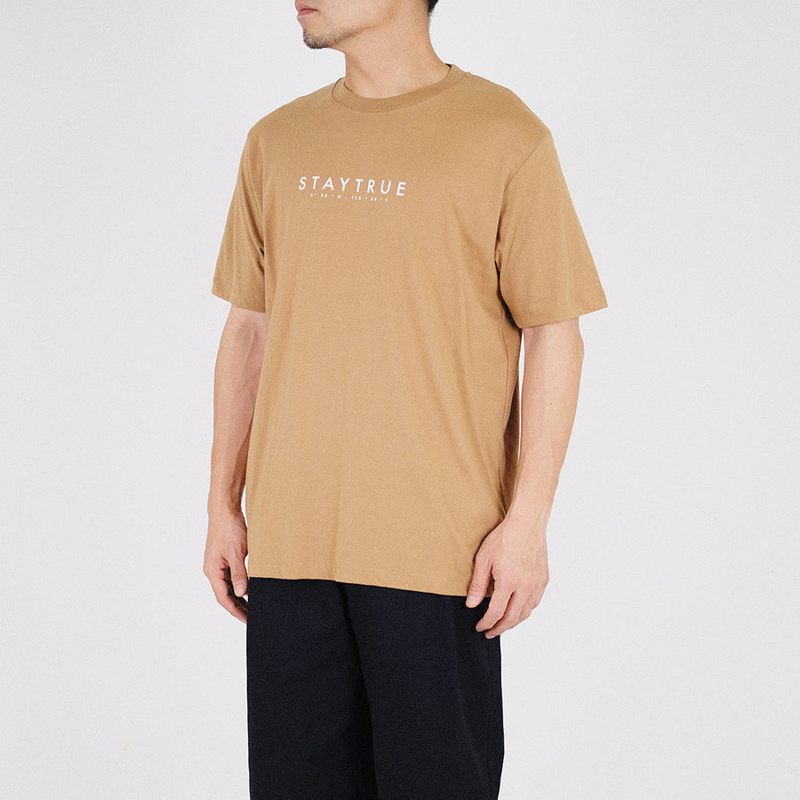 Men Graphic Tee
 - Latte - SM2212132C