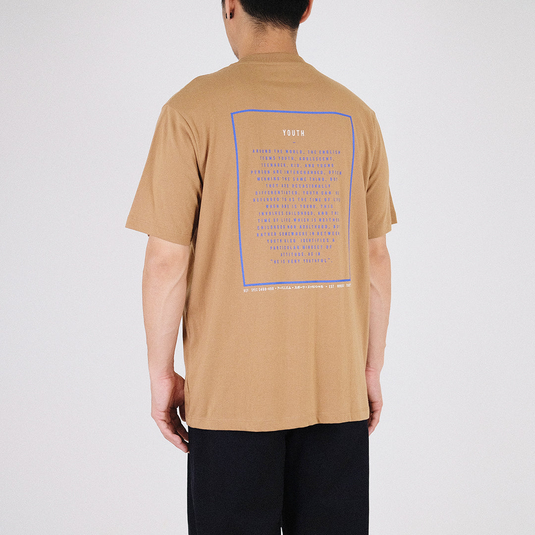 Men Graphic Tee
 - Latte - SM2212132C
