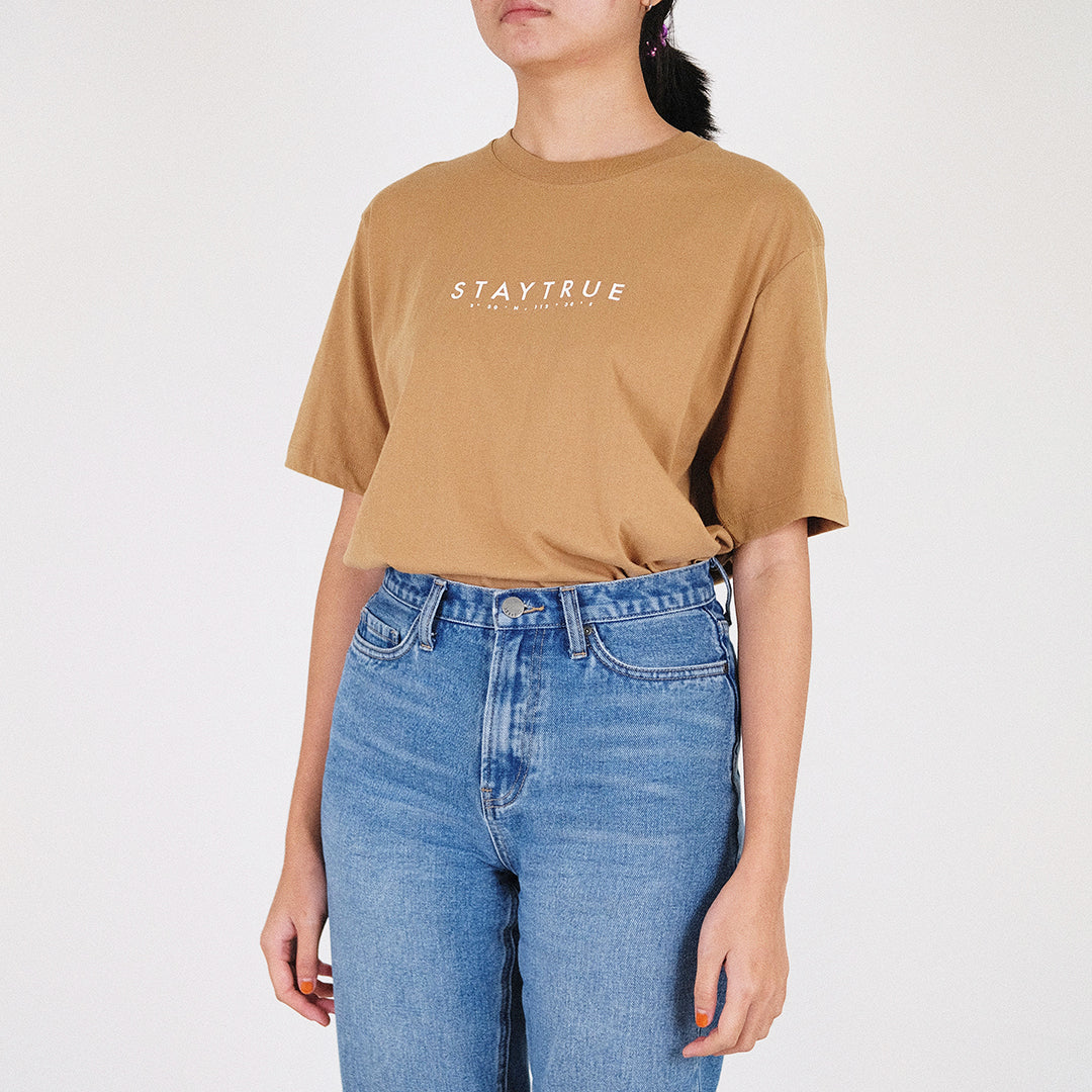 Men Graphic Tee
 - Latte - SM2212132C