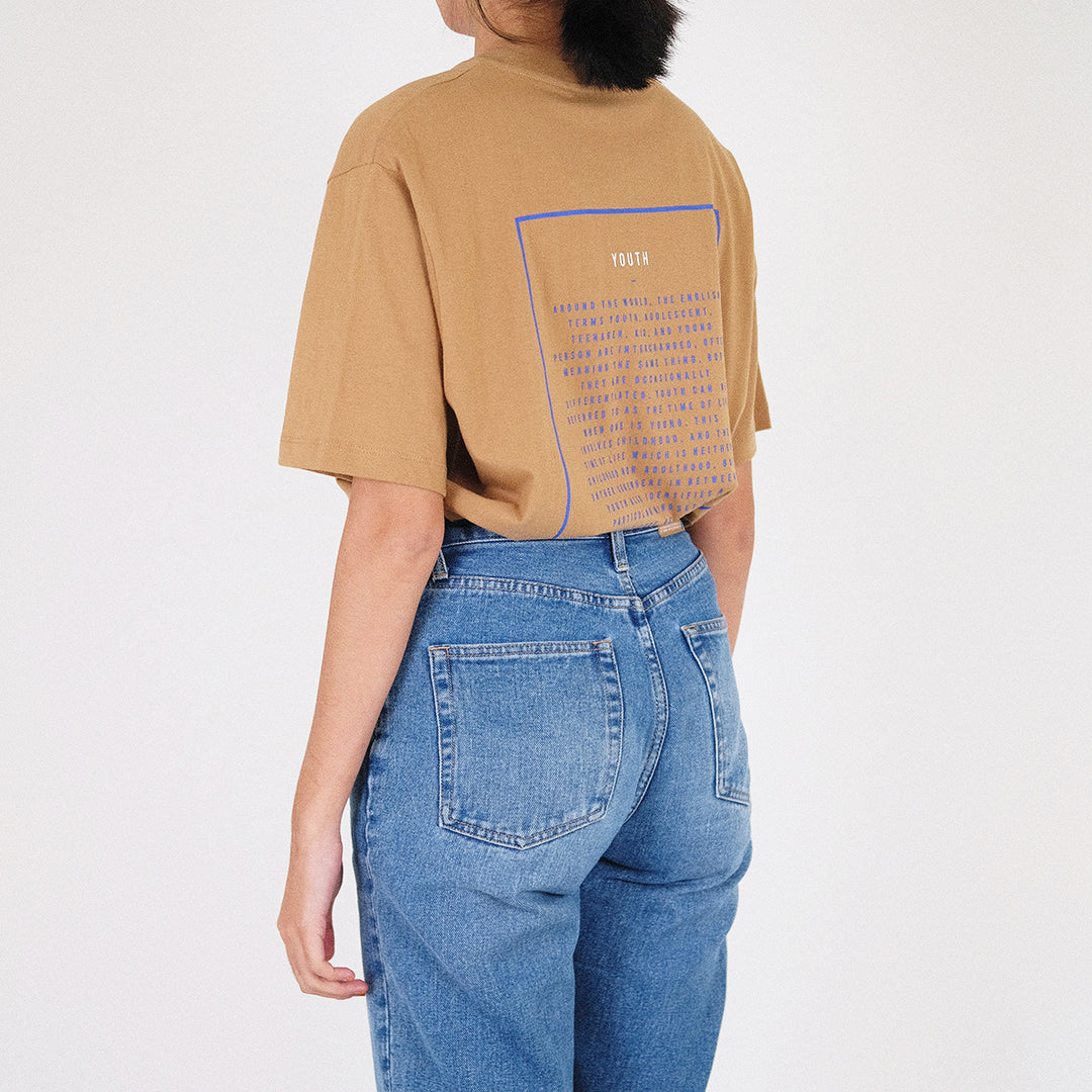 Men Graphic Tee
 - Latte - SM2212132C