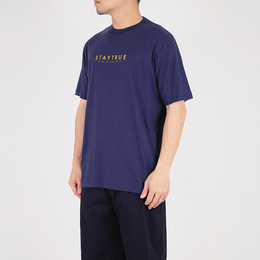 Men Graphic Tee
 - Navy - SM2212132D