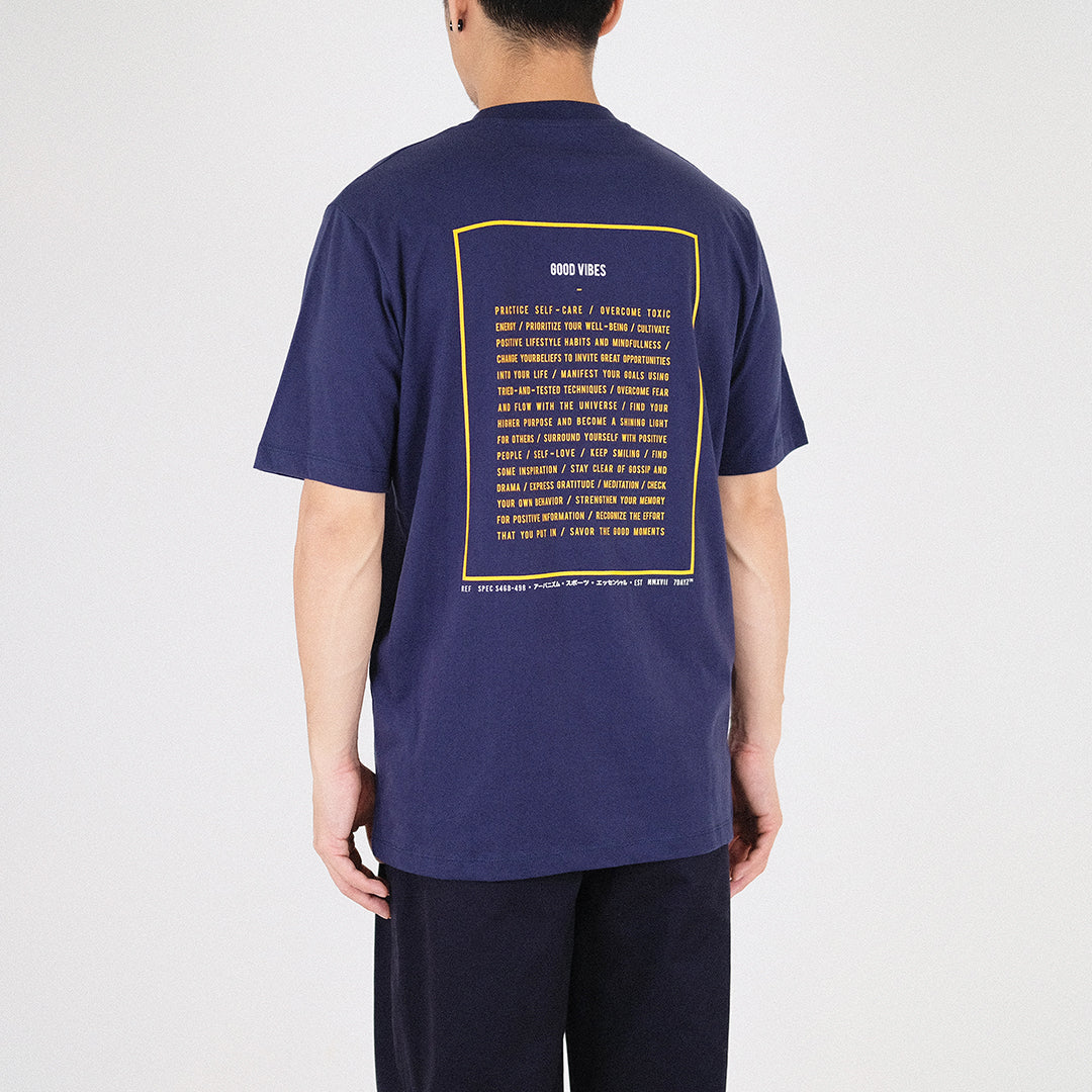 Men Graphic Tee
 - Navy - SM2212132D