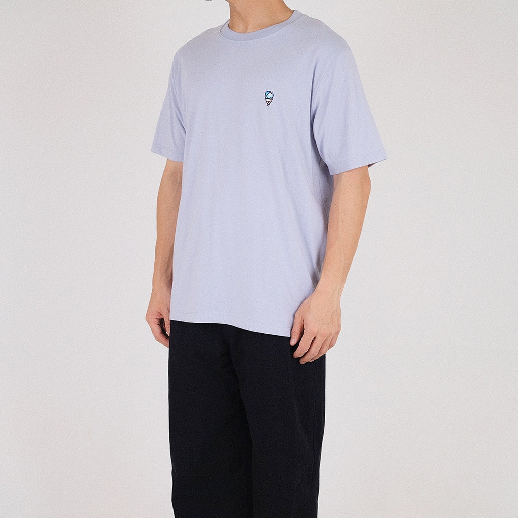 Men Graphic Tee
 - Pale Blue - SM2212133B