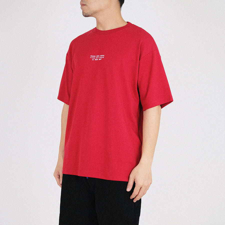 Men Printed Oversized Tee - SM2212152