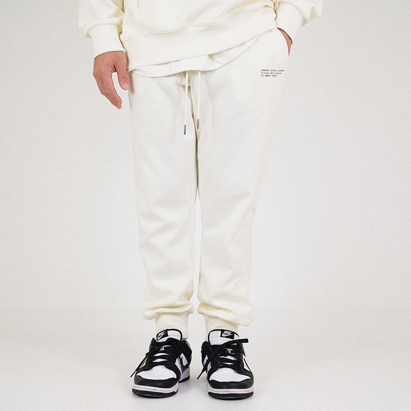 Men Printed Sweatpants - Ivory - SM2212156A