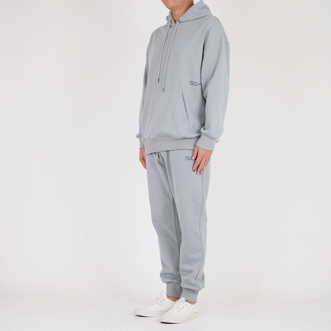 Men Printed Oversized Hoodie - Dusty Green - SM2212157C