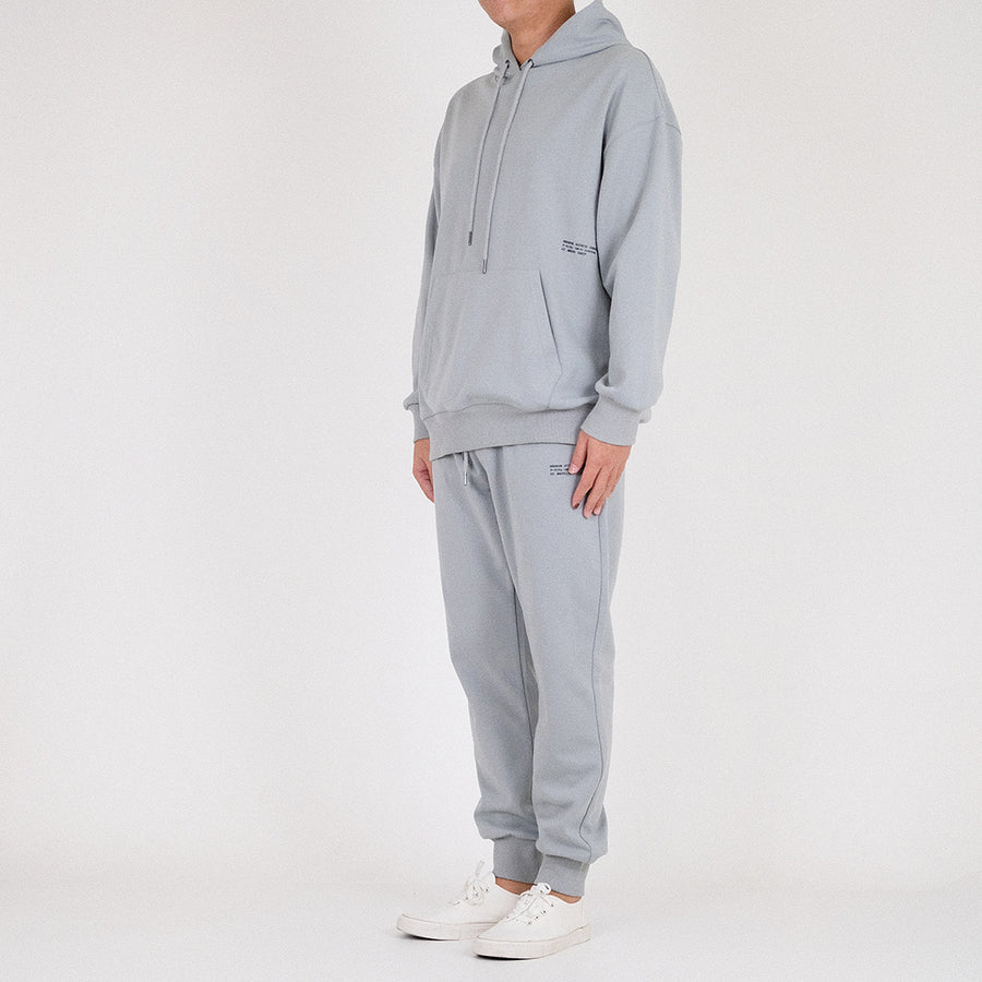 Men Printed Oversized Hoodie - Dusty Green - SM2212157C