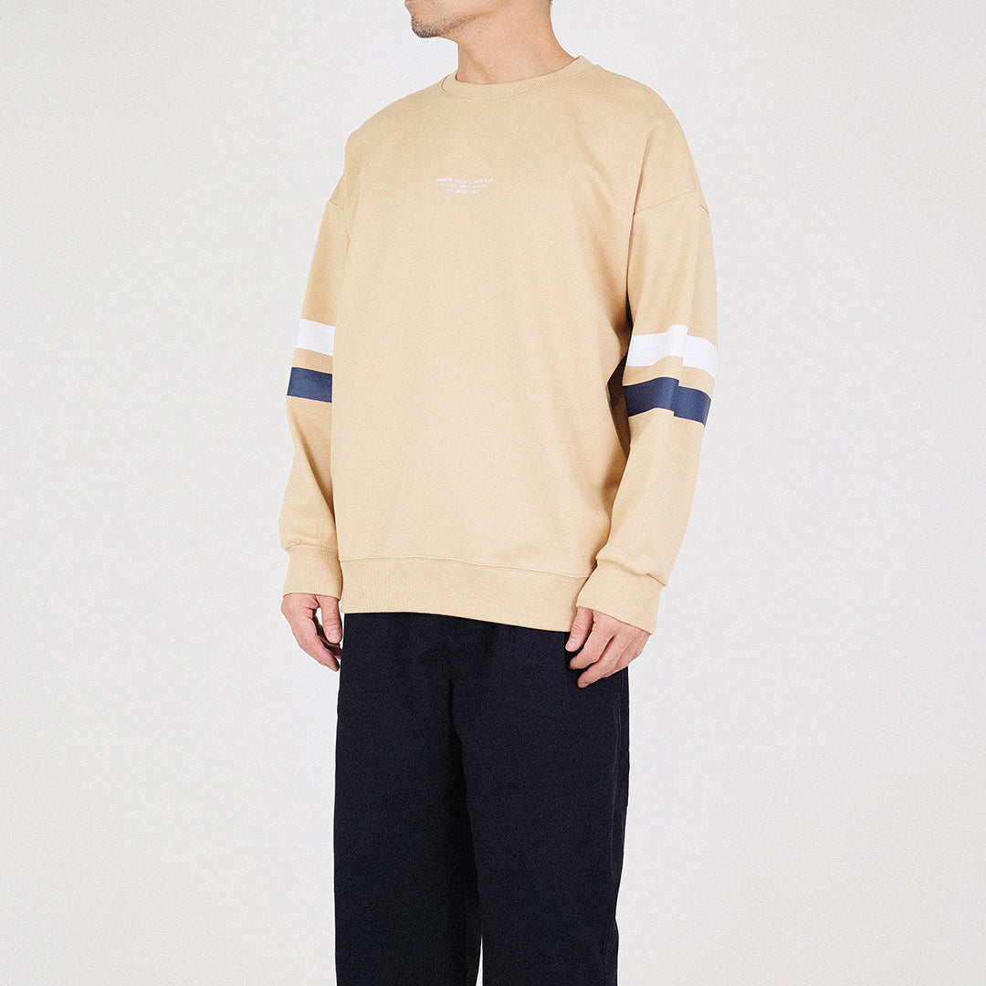 Men Printed Sweatshirt - Beige - SM2212162B