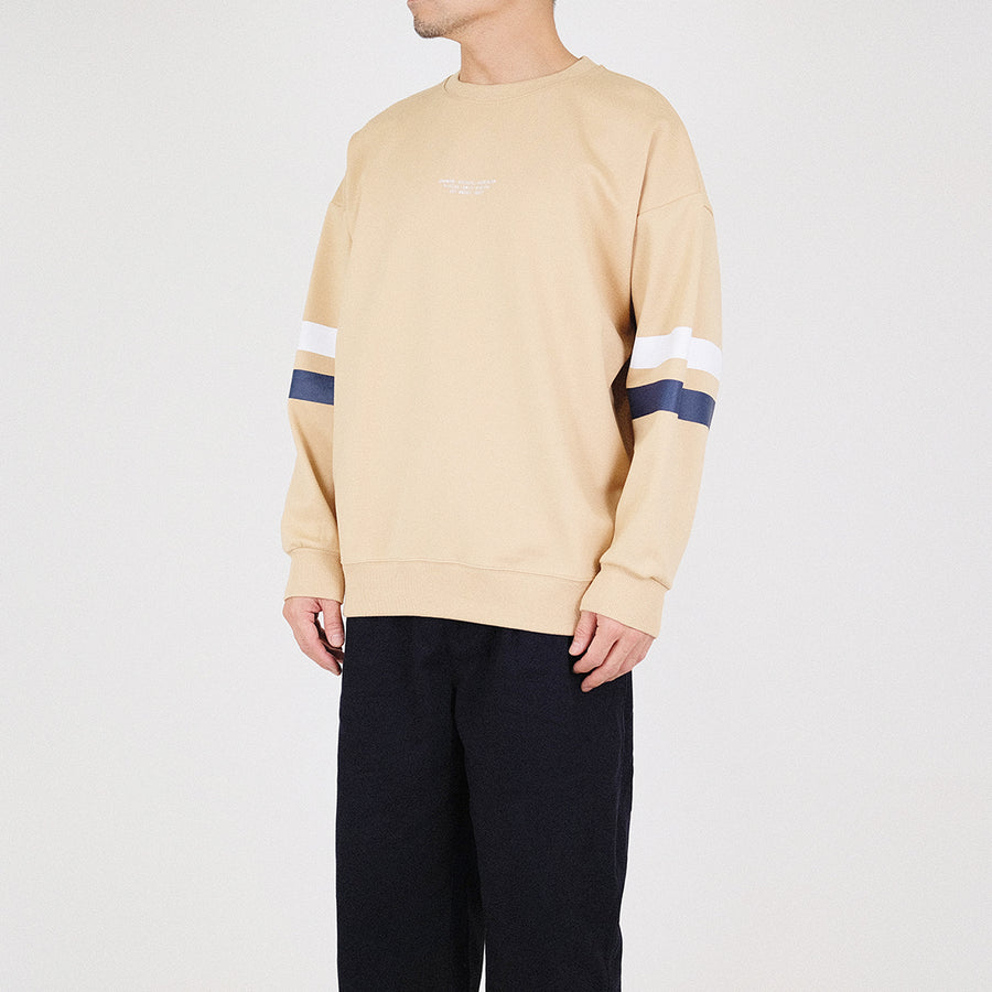 Men Printed Sweatshirt - Beige - SM2212162B