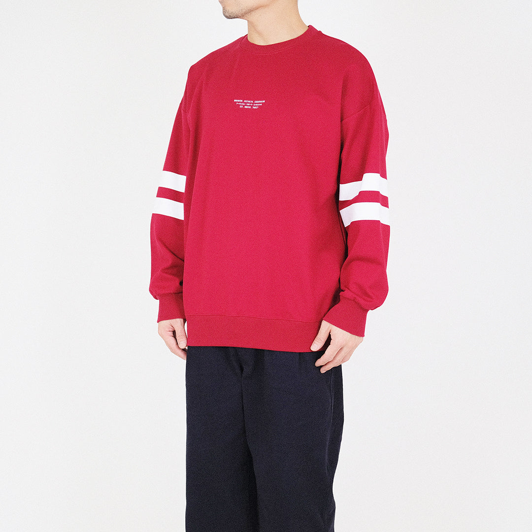 Men Printed Sweatshirt - Red - SM2212162C