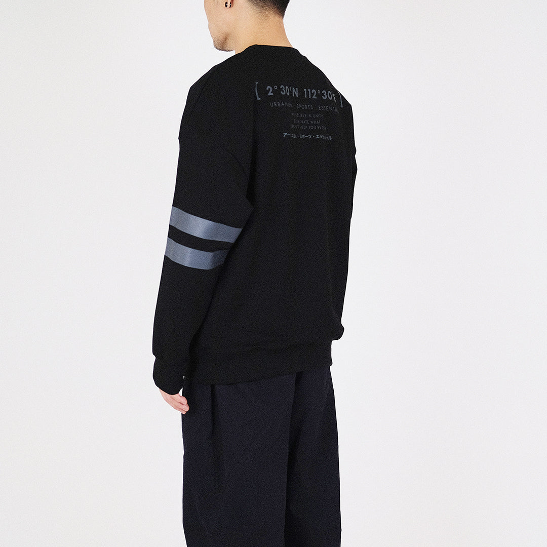 Men Printed Sweatshirt - Black - SM2212162D