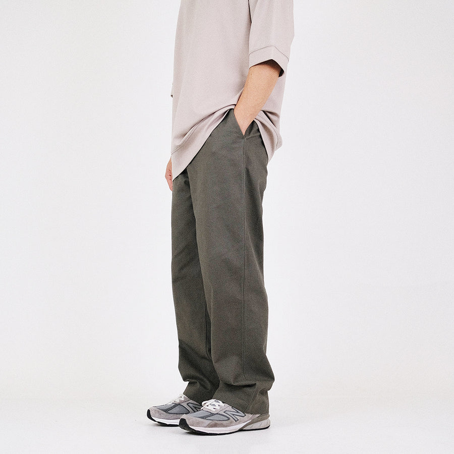 Men Wide Leg Long Pants
 - Army Grey - SM2212166A