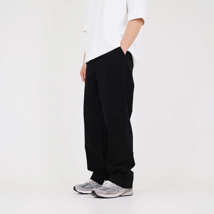 Men Wide Leg Long Pants
 - Black - SM2212166C
