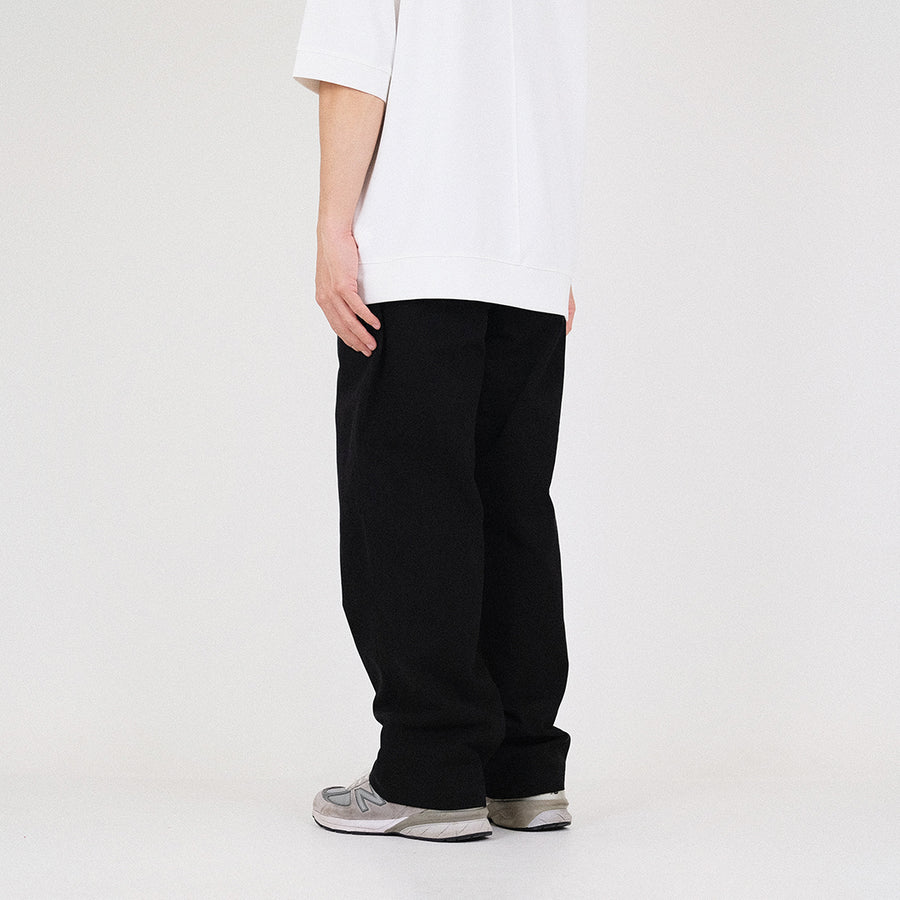 Men Wide Leg Long Pants
 - Black - SM2212166C