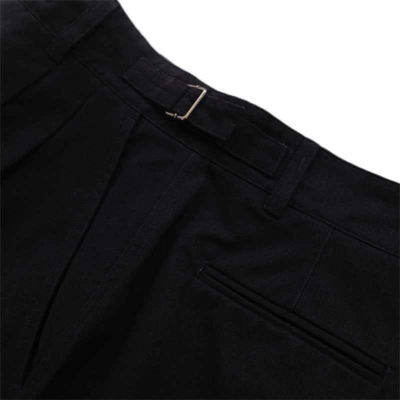 Men Wide Leg Shorts - Navy - SM2212167A