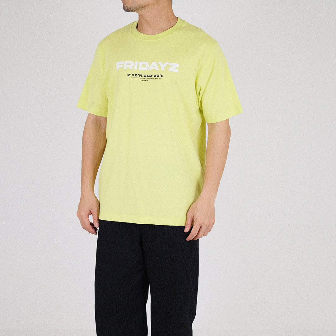 Men Graphic Tee
 - Lime - SM2301001B
