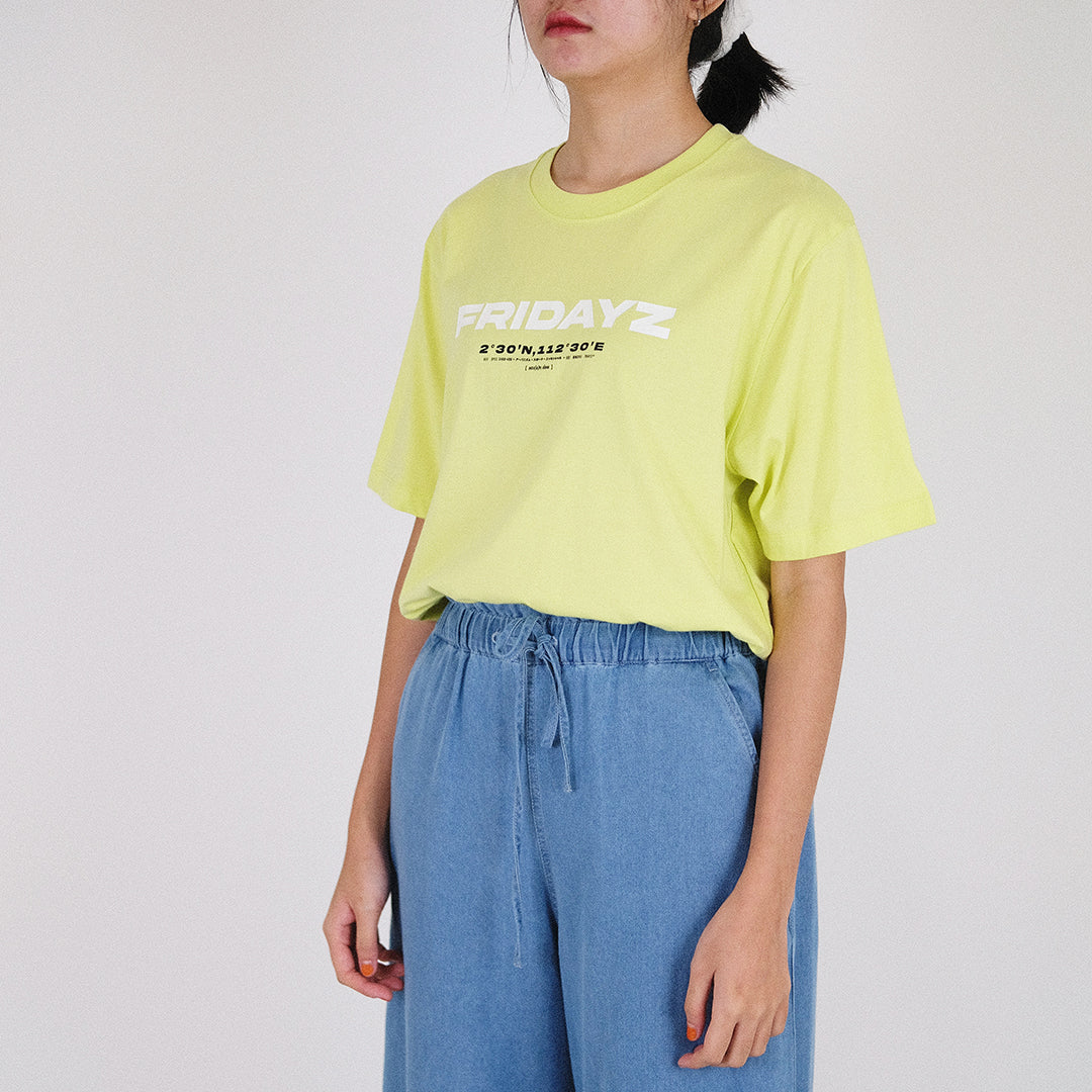 Men Graphic Tee
 - Lime - SM2301001B
