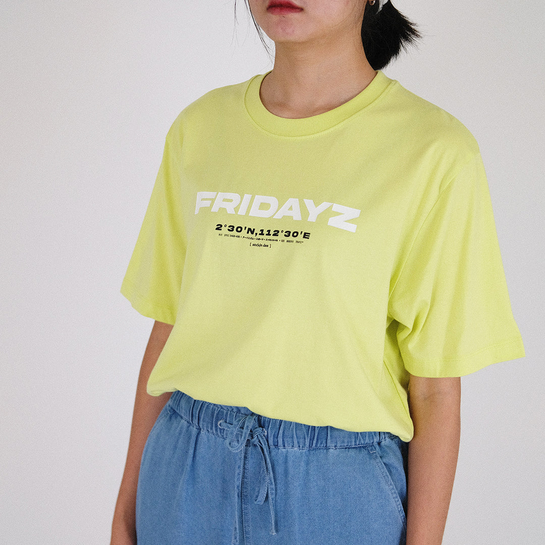 Men Graphic Tee
 - Lime - SM2301001B