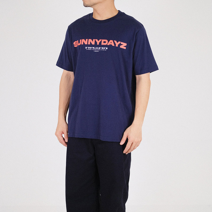 Men Graphic Tee
 - Navy - SM2301001E