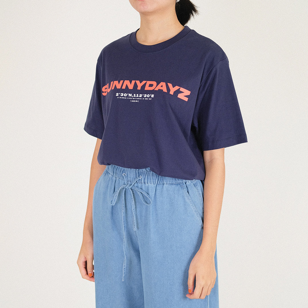 Men Graphic Tee
 - Navy - SM2301001E