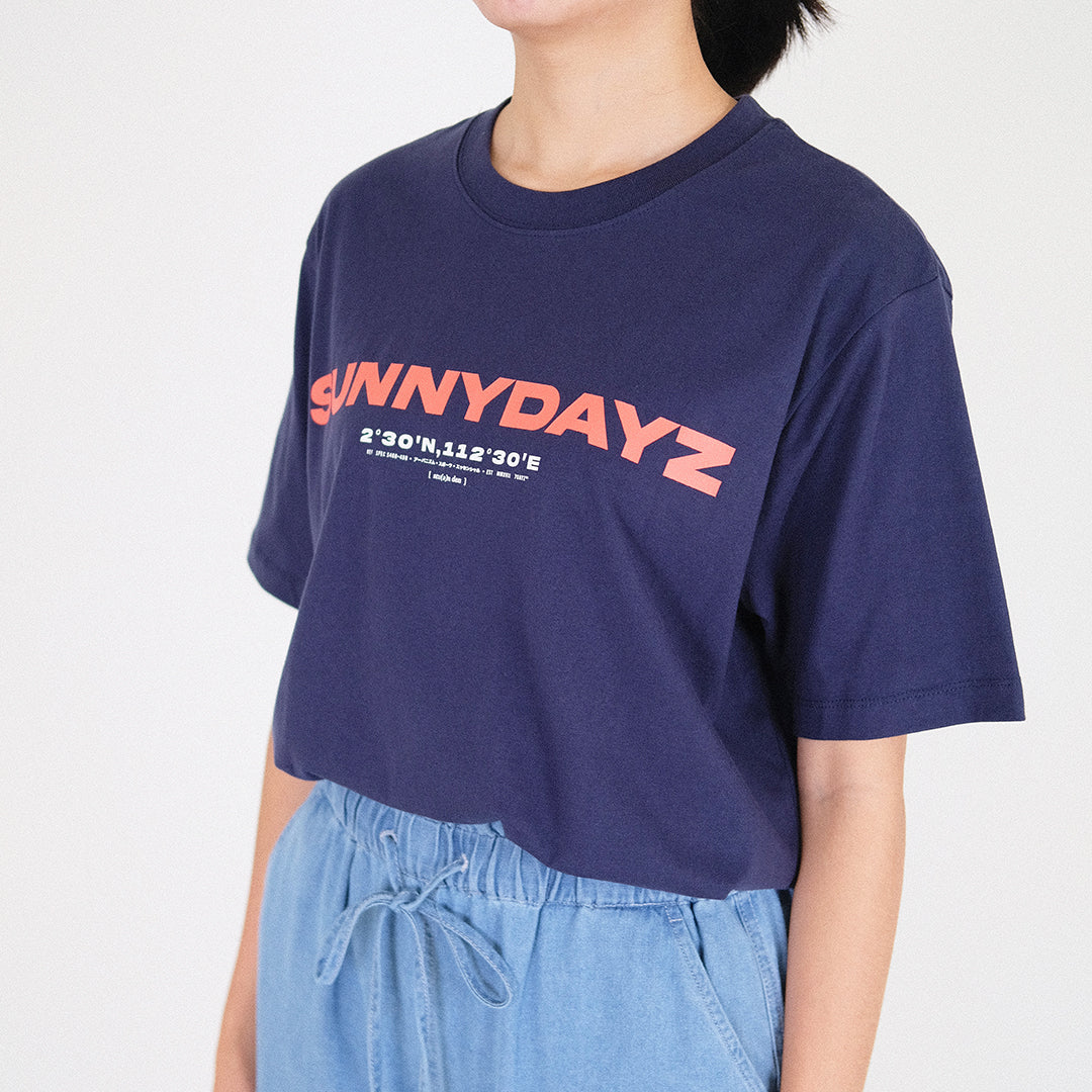 Men Graphic Tee
 - Navy - SM2301001E
