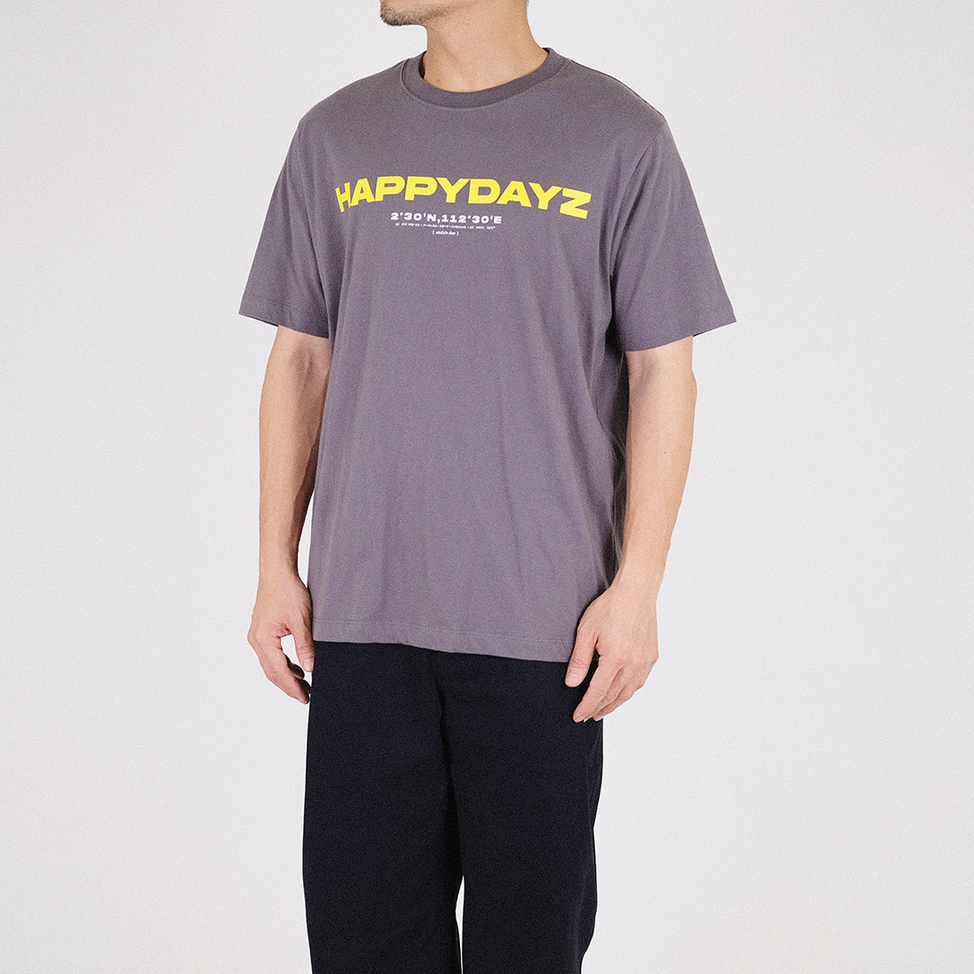 Men Graphic Tee
 - Dark Grey - SM2301001F