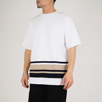 Men Oversized Sweater - Off White - SM2301006A