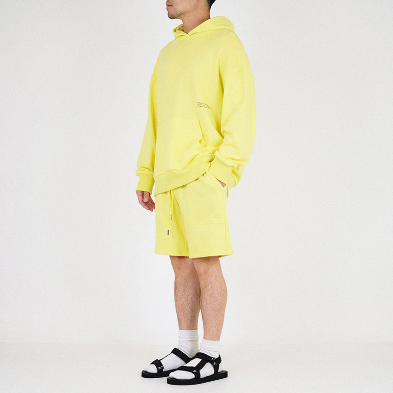 Men Oversized Hoodie - Citron - SM2301011B