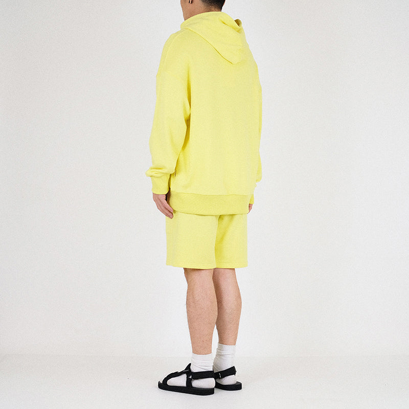 Men Oversized Hoodie - Citron - SM2301011B