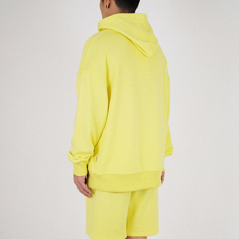 Men Oversized Hoodie - Citron - SM2301011B