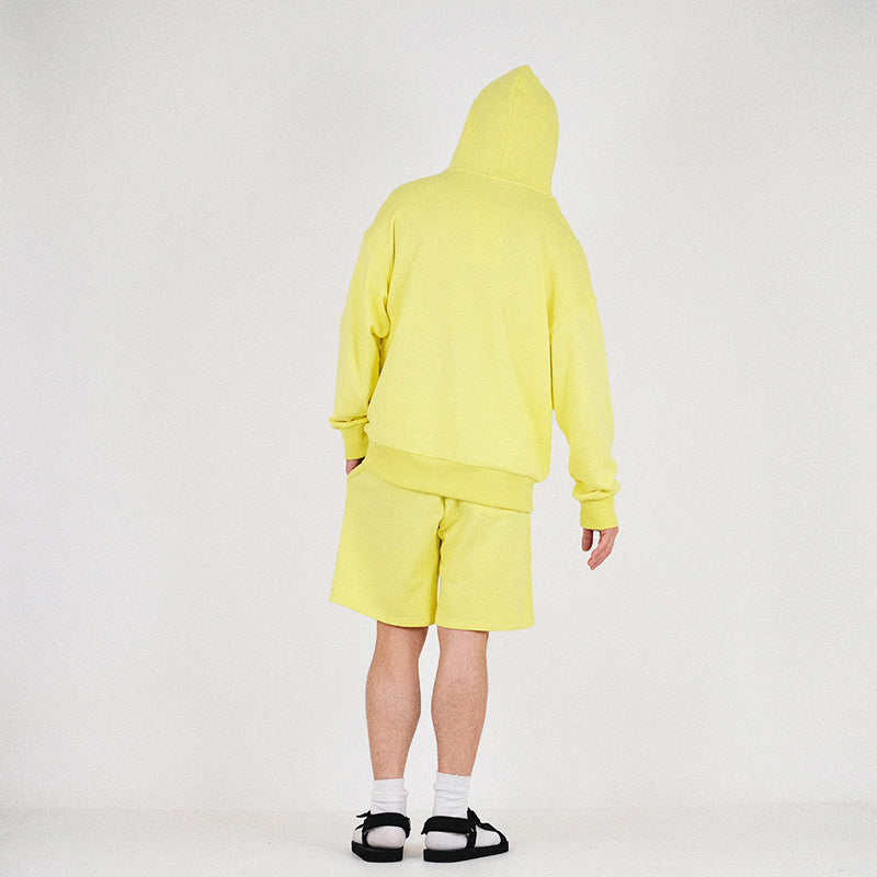 Men Oversized Hoodie - Citron - SM2301011B