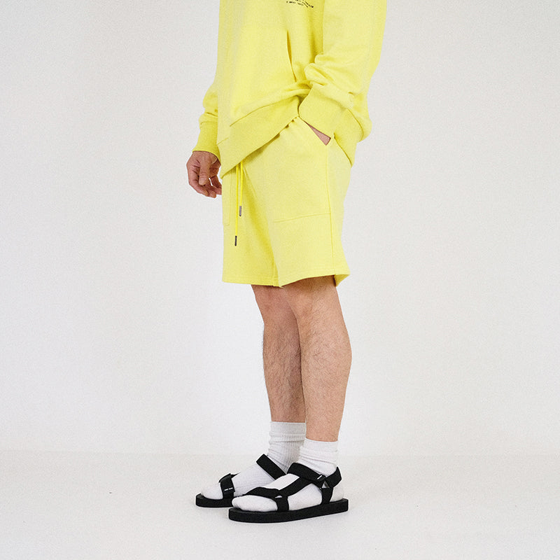 Men Sweat-Shorts - Citron - SM2301012B